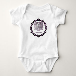 John 19:2-3 KJV Bible Verse Scripture Unisex Baby Bodysuit