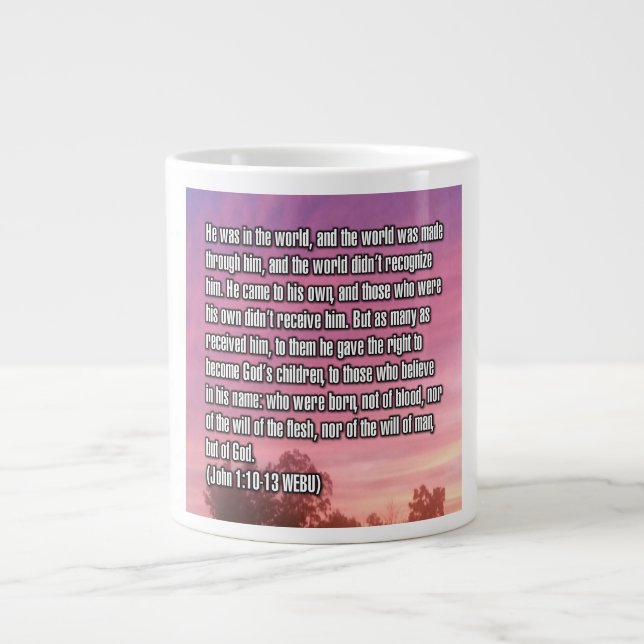 John 1:10-13 WEBU Mug (Front)