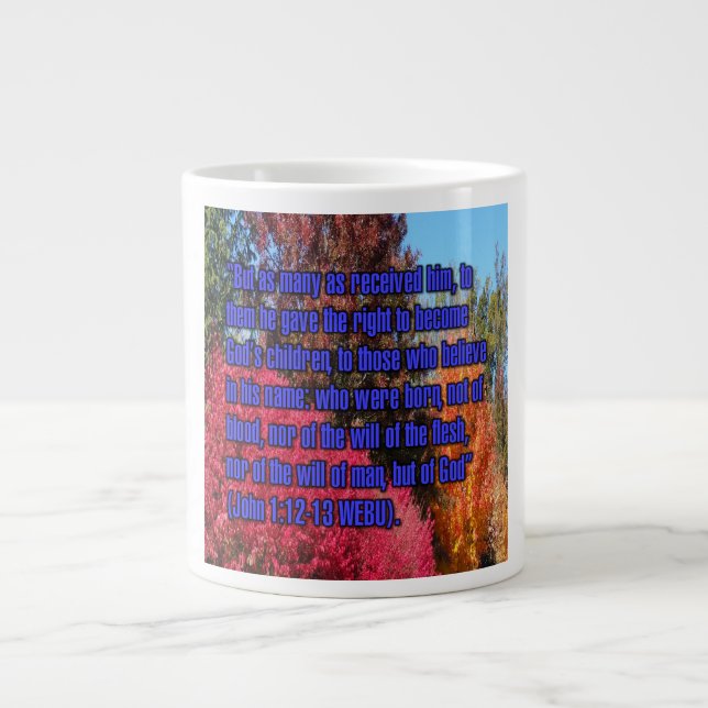 John 1:12-13 WEBU Mug (Front)