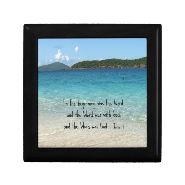 John 1:1 In the beginning was the Word... Gift Box (Front)