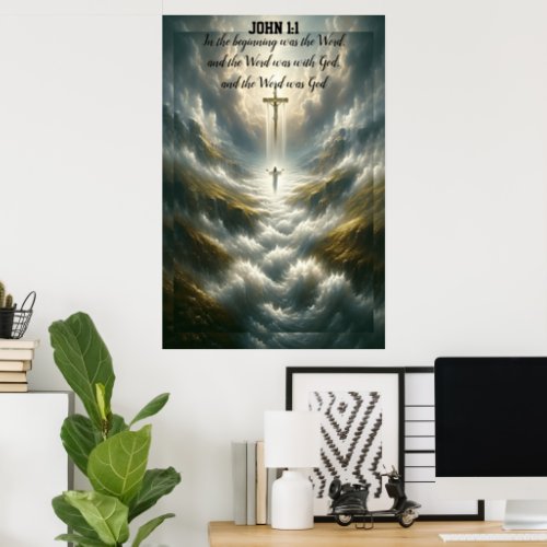 John 11  In the beginning was the Word Poster