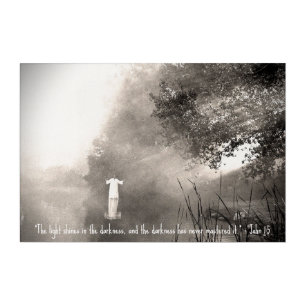 JOHN 1:5 Acrylic Art