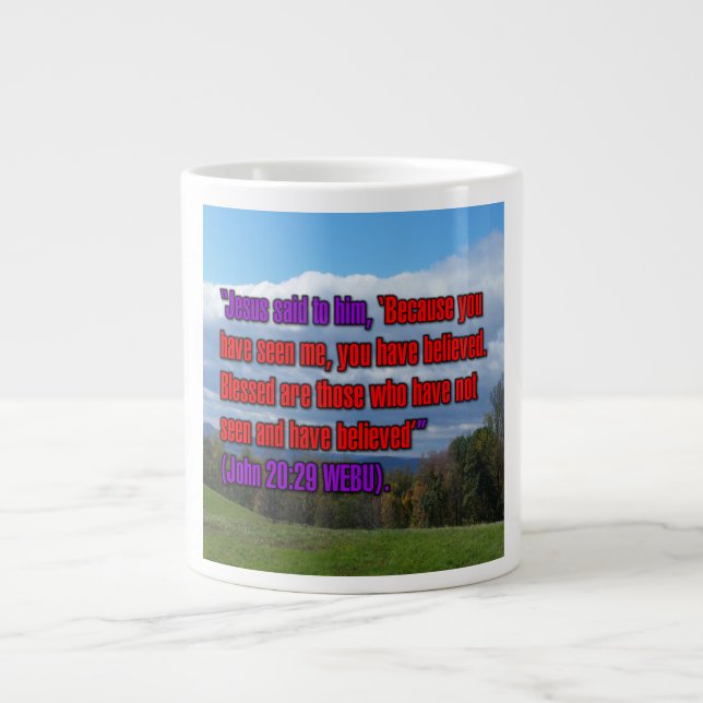 John 20:29 WEBU Mug (Front)