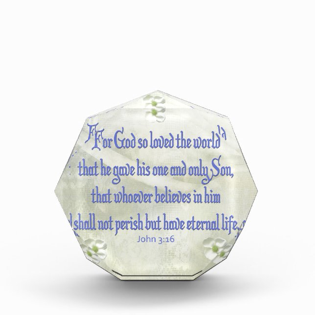 John 316 Dogwood Award (Front)