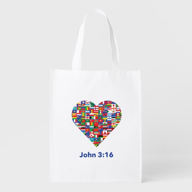 John 316 Reusable Grocery Bag (Front)