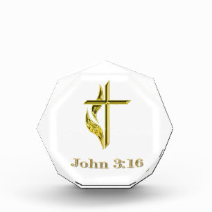 John 3:16 acrylic award