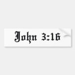 John 3:16 Bible Verse Bumper Sticker at Zazzle