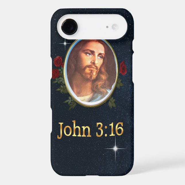 John 3:16 Bible verse Case-Mate iPhone Case (Back)