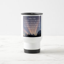 John 3:16 Bible Verse Coffee Travel Mug