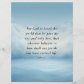 John 3:16 Bible Verse Image (Front)