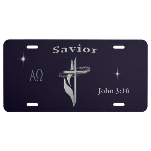John 3:16 Bible verse License Plate