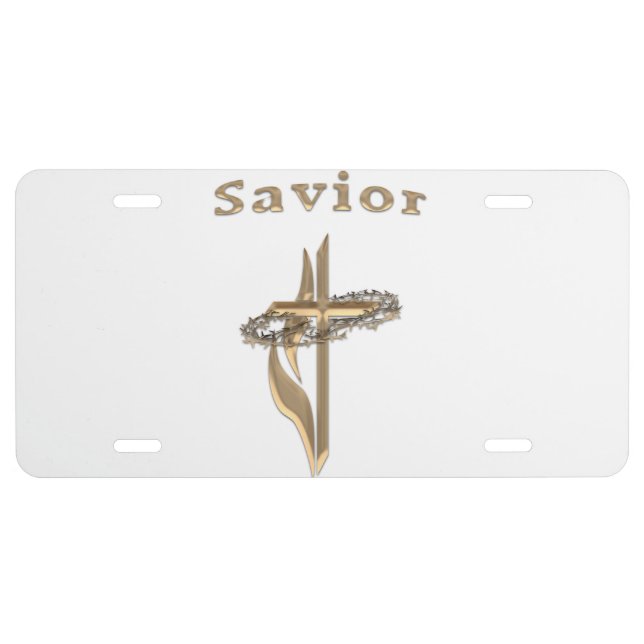 John 3:16 Bible verse License Plate (Front)