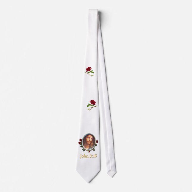 John 3:16 Bible verse Neck Tie (Front)