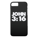 John 3:16 Bible Verses For Christians Iphone 8/7 Case at Zazzle