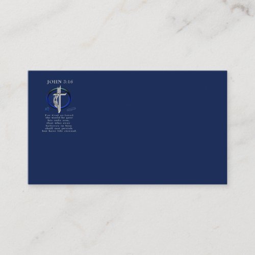 John 316 business card