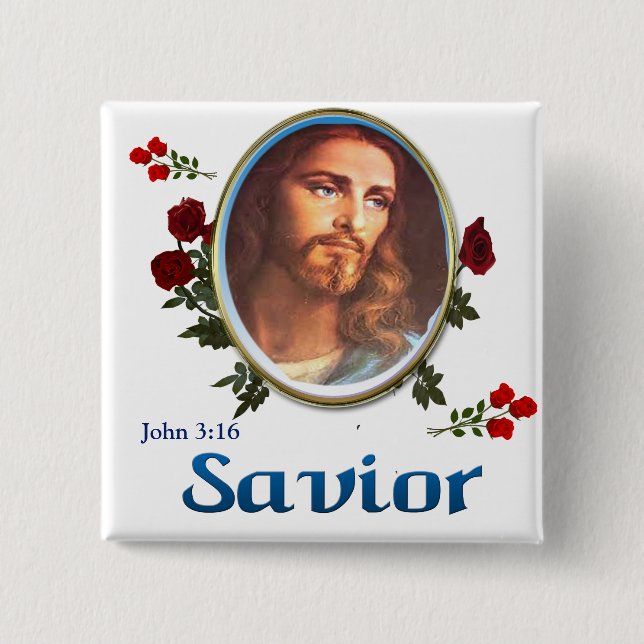 JOhn 3:16 Button (Front)
