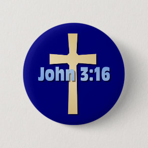 John 3:16 button