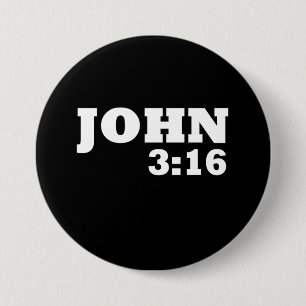 John 3:16 button