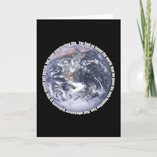 John 3:16 card (Front)