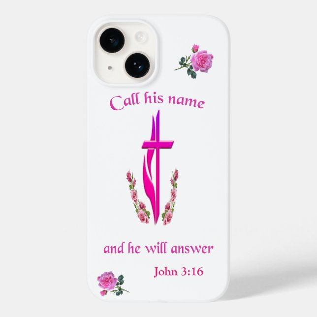 John 3:16 Case-Mate iPhone case (Back)