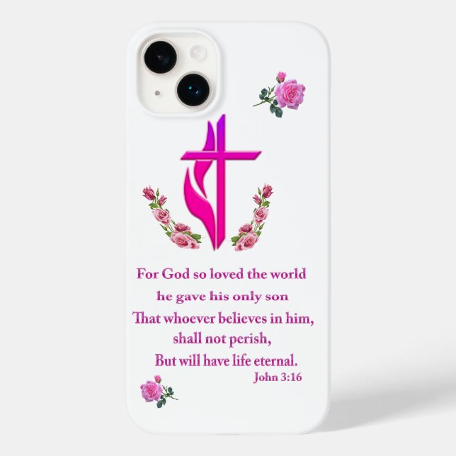 John 3:16 Case-Mate iPhone case (Back)