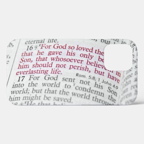 John 316 iPhone 12 case