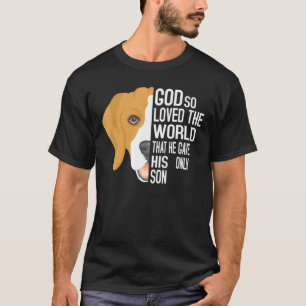 John 3 16 Christian Beagle Men Women Kids Bible T-Shirt