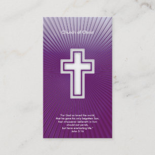 John 3:16 - Christian Business Card