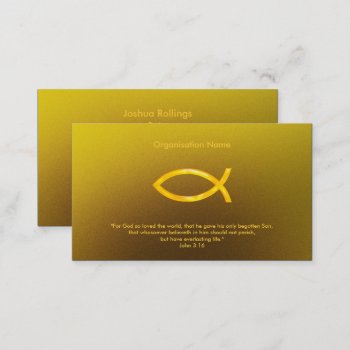 John 3:16 | Christian Business Card by Christian_Designs at Zazzle