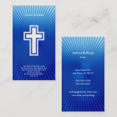 John 3:16 - Christian Business Card