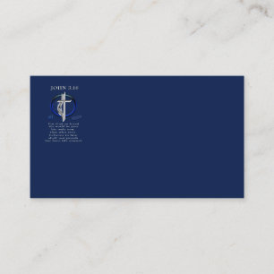 John 3:16 Christian Business Card