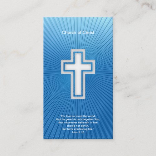 John 3:16 - Christian Business Card