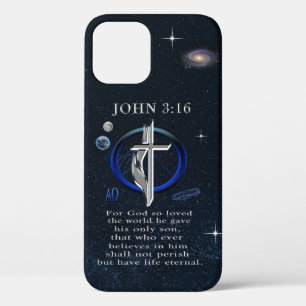John 3:16 Christian  iPhone 12 Case