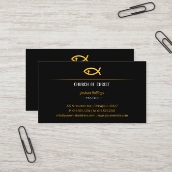 John 3:16 | Christian Fish Cross Business Card by Christian_Designs at Zazzle