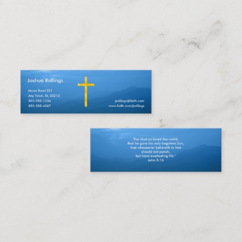 John 3:16 - Christian Business Card