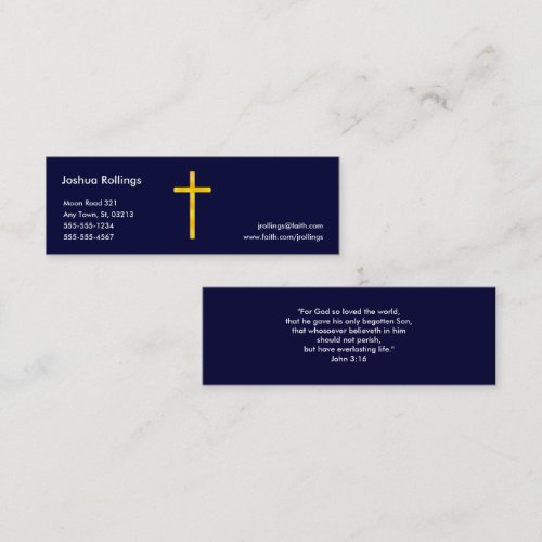 John 3:16 - Christian Business Card