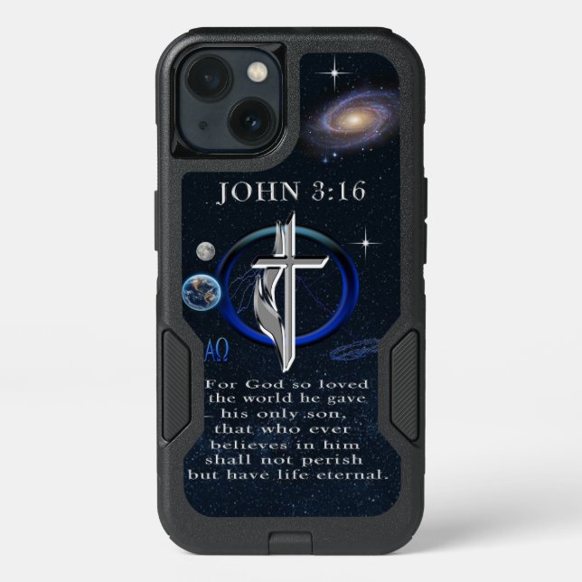 John 3:16 Christian  Otterbox iPhone Case (Back)