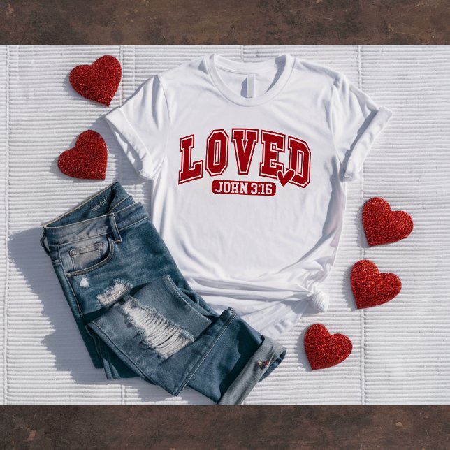 John 3:16 Christian Valentine's Tee (Creator Uploaded)