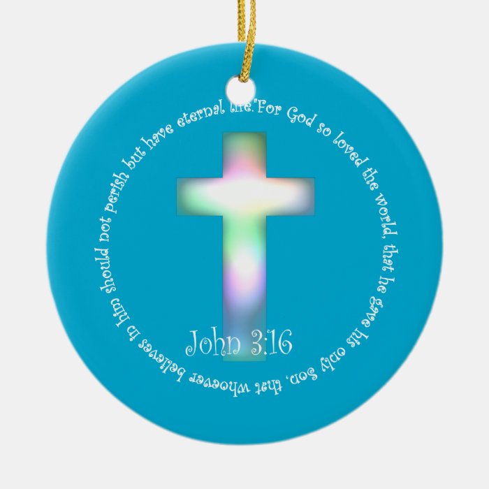 John 316 christmas ornaments