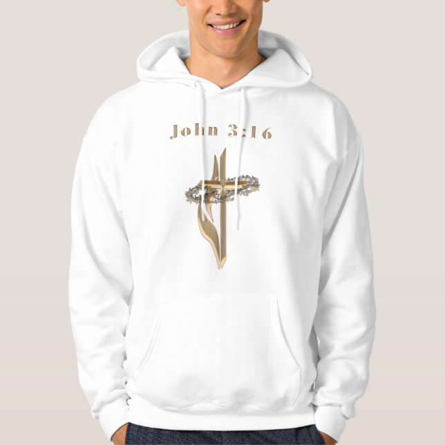 John 3:16 clothing hoodie (Front)