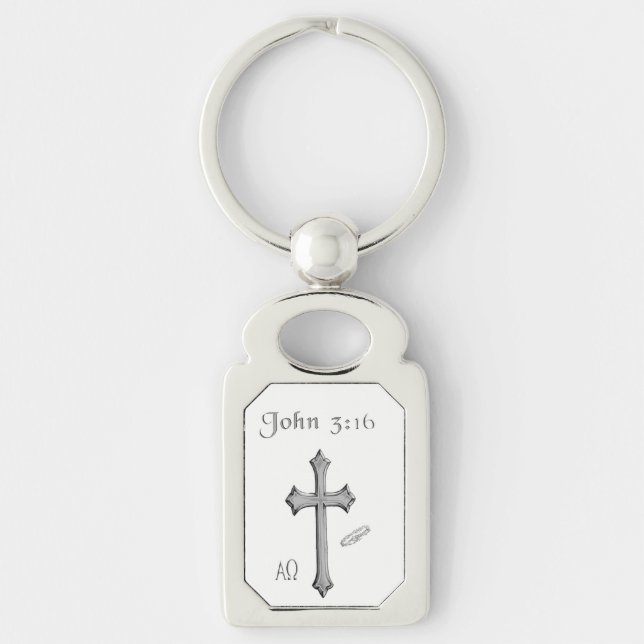 John 3:16 clothing keychain (Front)