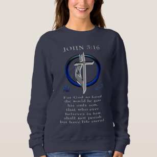 John 3:16 clothing sweatshirt