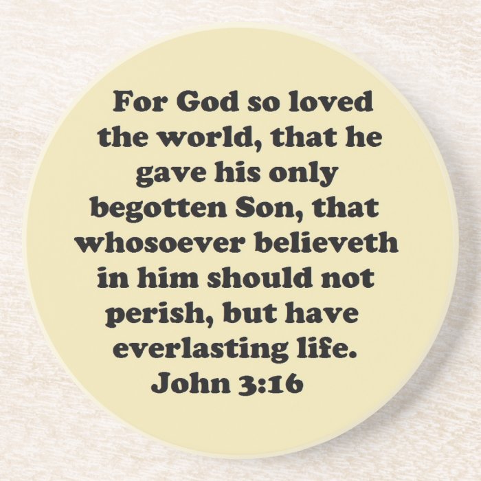 John 316 coasters