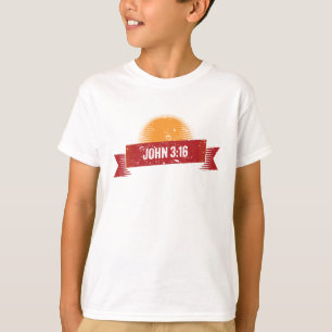 John 3:16 Design Vintage Look T-Shirt