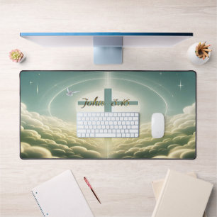 John 3:16 desk mat