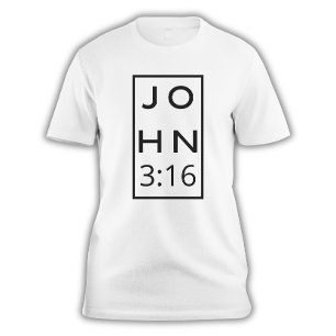 John 3:16 Famous Bible Quote Men's T-Shirt