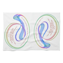 John 3:16 For God so loved rainbow Fractal White