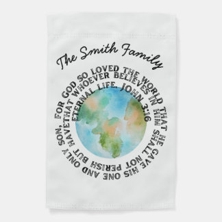 John 3:16 garden flag
