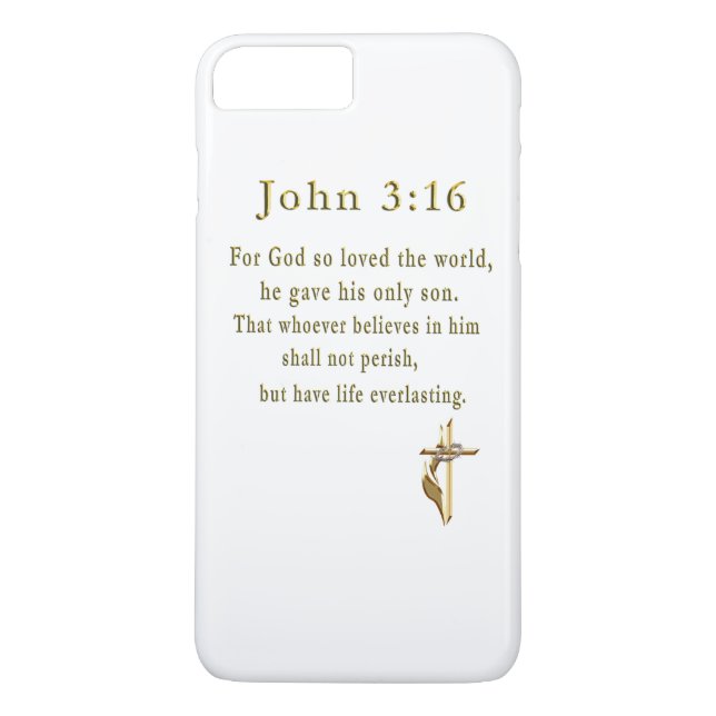 John 3:16 gifts Case-Mate iPhone case (Back)