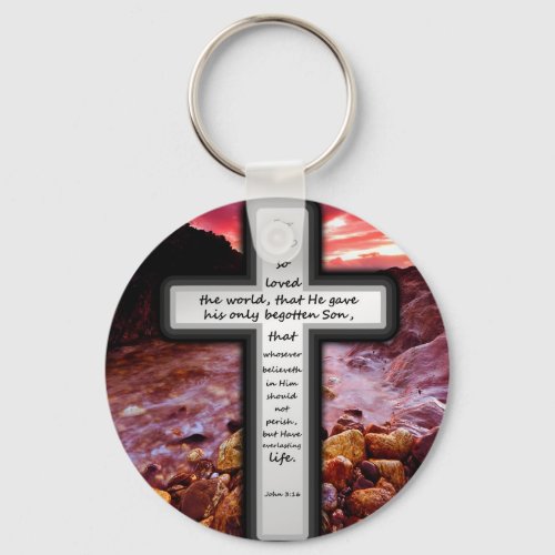 John 316 Gifts Keychain